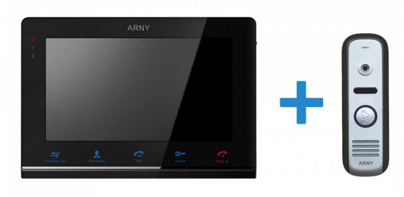 Видеодомофон + Панель вызова (AVD-710M NEW + AVP-NG110) Видеодомофон + Панель вызова (AVD-710M + AVP
